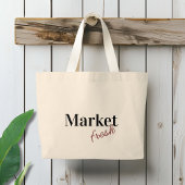 Herbruikbare markt grote tote bag