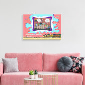 Herbruikbare materialen in het hiernamaals | Bar H Canvas Afdruk (Insitu (Woonkamer))