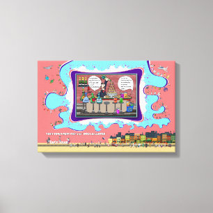 Herbruikbare materialen in het hiernamaals Bar H Canvas Afdruk