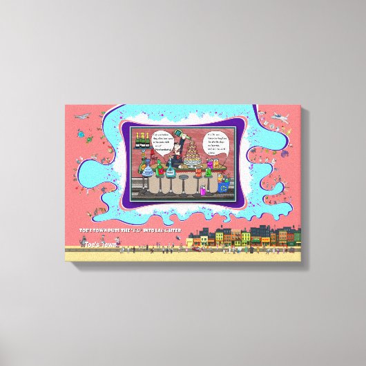 Herbruikbare materialen in het hiernamaals | Bar H Canvas Afdruk (Voorkant)