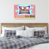 Herbruikbare materialen in het hiernamaals | Bar H Canvas Afdruk (Insitu (Slaapkamer))