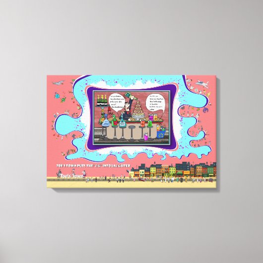 Herbruikbare materialen in het hiernamaals | Bar H Canvas Afdruk (Voorkant)