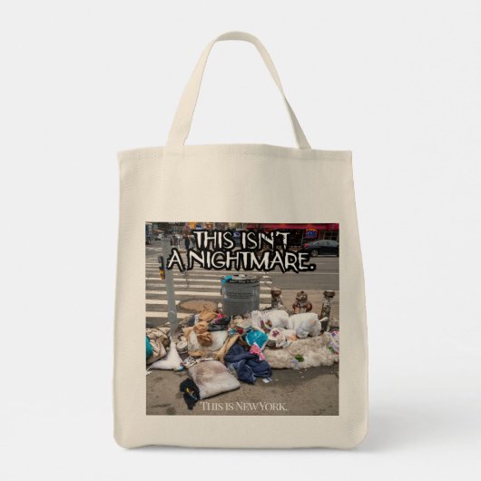 Herbruikbare NYC-Canvas tas (Achterkant)