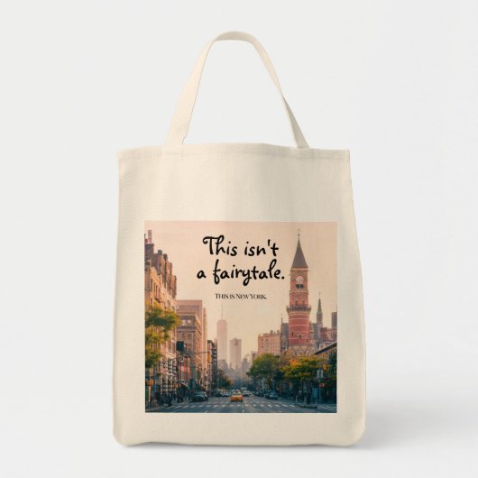 Herbruikbare NYC-Canvas tas (Voorkant)