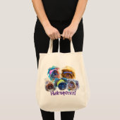 Herbruikbare Pekingese Canvas tas met hairstorm! (Voorkant (product))
