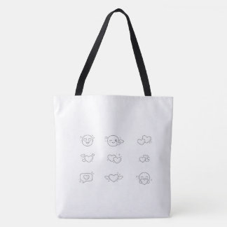 Herbruikbare schouder-tas - Mooie artistieke kunst Tote Bag