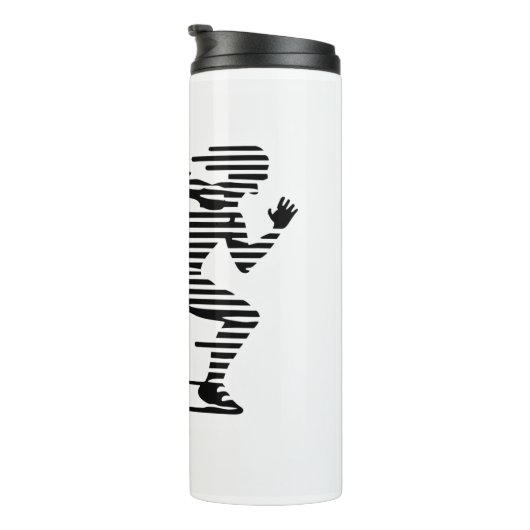 Herbruikbare waterflacon thermosbeker (Geroteerd rechts)