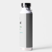 Herbruikbare waterfles Gymfles | Aesthetic Minim (Links)