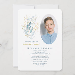 Herbs Bouquet fotouitnodiging Kaart