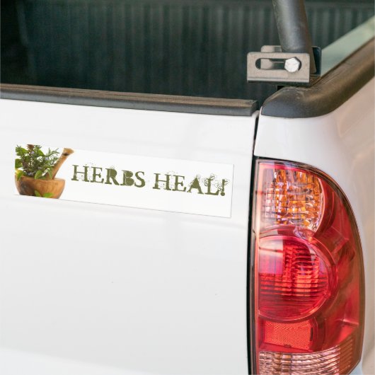 HERBS HEAL! BUMPERSTICKER (Op Truck)
