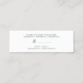 Herbs Health Beauty - Price Label, Visitekaartje (Achterkant)