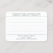 Herbs Health Beauty - Visitekaartje (Achterkant)