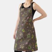 Herbs in Autumn apron. Schort (Insitu)