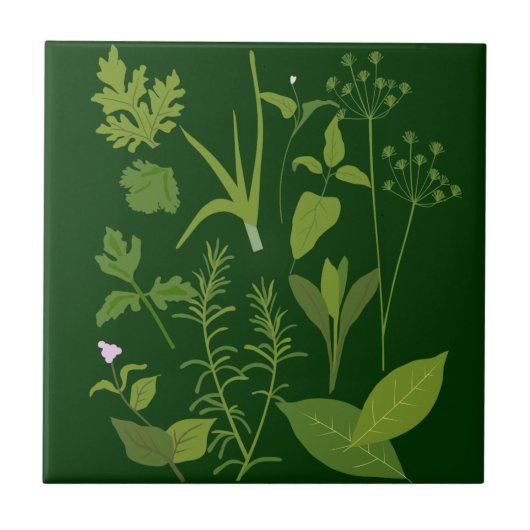 Herbs Kitchen Tile Tegeltje (Voorkant)