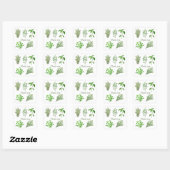 Herbs Rosemary Sage Thyme Mint Parsley Dank u Vierkante Sticker (Vel)