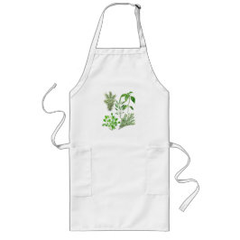 Herbs Rosemary Sage Thyme Mint Parsley Kitchen Lang Schort