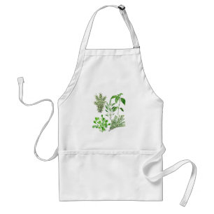 Herbs Rosemary Sage Thyme Mint Parsley Kitchen Standaard Schort