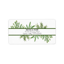 Herbs Rosemary Thyme Botanical Greenery Wedding