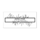 Herbs Rosemary Thyme Botanical Greenery Wedding Rubberstempel (Afrduk)