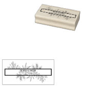 Herbs Rosemary Thyme Botanical Greenery Wedding Rubberstempel (Gestempeld)