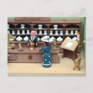 Herbs shop poppetje briefkaart