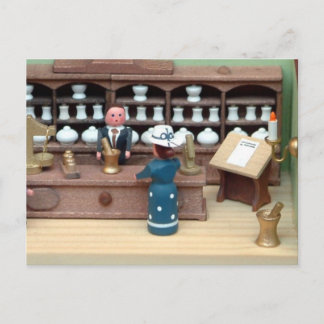 Herbs shop poppetje briefkaart