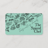 Herbs Spices | Illustrations Hand Drawn | Culinary Visitekaartje (Voorkant)