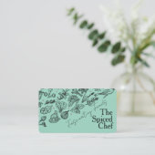 Herbs Spices | Illustrations Hand Drawn | Culinary Visitekaartje (Staand voorkant)