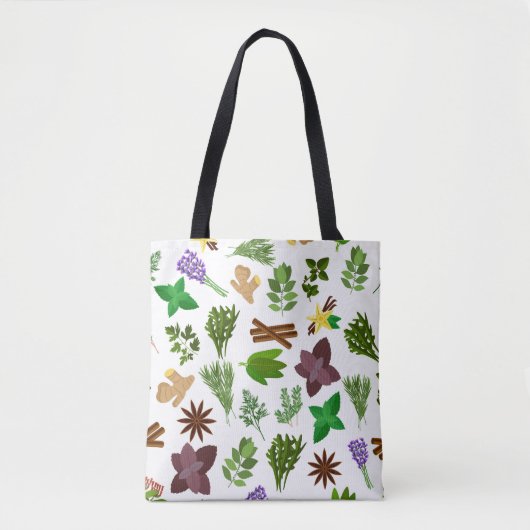 Herbs  tote bag (Voorkant)