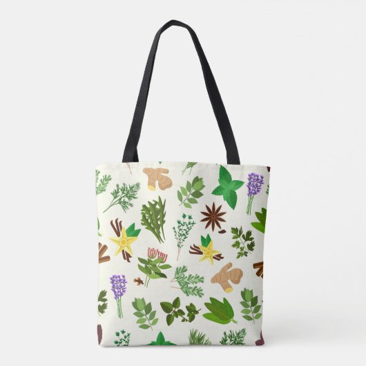 Herbs  tote bag (Achterkant)