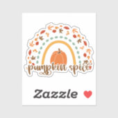 Herbst Aufkleber Pumpkin Spice Sticker (Vel)