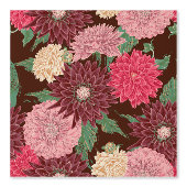 Herbst Blumen Dahlien Behang (Voorkant)