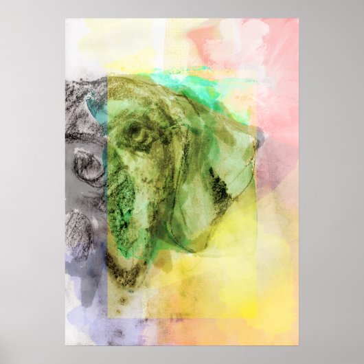 Herbst Deutsche Dogge Poster (Voorkant)