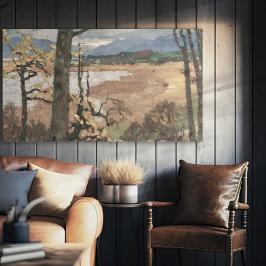 Herbst en Chiemsee | Leo Putz Landschapskunst Canvas Afdruk