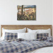 Herbst en Chiemsee | Leo Putz Landschapskunst Canvas Afdruk (Insitu (Slaapkamer))