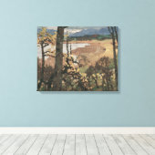 Herbst en Chiemsee | Leo Putz Landschapskunst Canvas Afdruk (Insitu (Houten vloer))