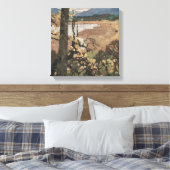 Herbst en Chiemsee | Leo Putz Landschapskunst Canvas Afdruk (Insitu (Slaapkamer))