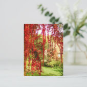 Herbst / herfst briefkaart (Staand voorkant)