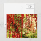 Herbst / herfst briefkaart (Voorkant / Achterkant)