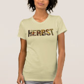Herbst in Blätter Schrift T-shirt (Voorkant)