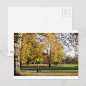 Herbst Spaziergang Briefkaart (Voorkant / Achterkant)