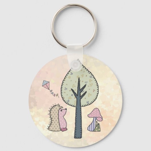 Herbstbild pastell sleutelhanger (Voorkant)