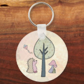 Herbstbild pastell sleutelhanger (Voorkant)
