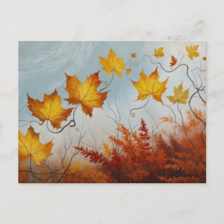 Herbstblätter Briefkaart
