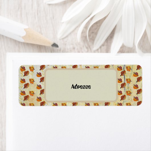 Herbstblätter Etiket (Insitu)