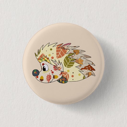 Herbstigel Ronde Button 3,2 Cm (Voorkant)