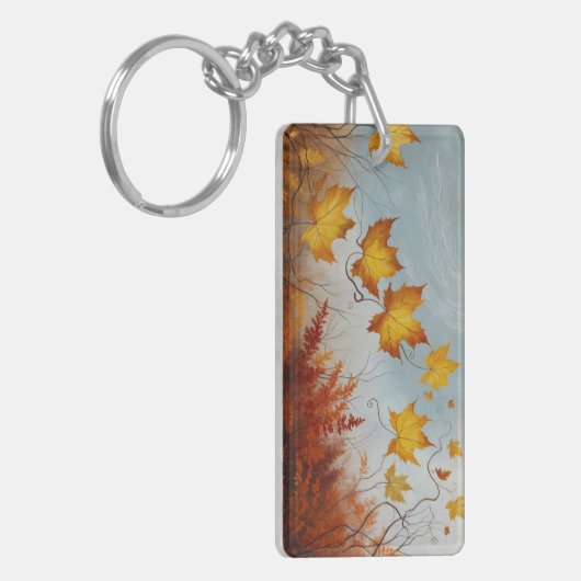Herbstlicher Acryl Schlüsselanhänger Sleutelhanger (Voorkant Links)
