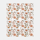 Herbstliches Blumenarrangement Fleece Deken (Voorkant)