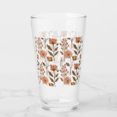 Herbstliches Blumenarrangement Glas (Achterkant)