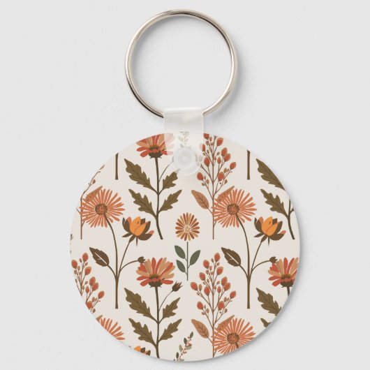 Herbstliches Blumenarrangement Sleutelhanger (Voorkant)